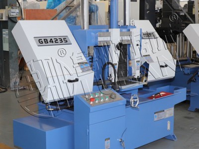 液壓送料GB4235魯班鋸業(yè)雙柱金屬帶鋸床 切割強(qiáng) 質(zhì)量強(qiáng)