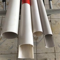 電線桿拉線護套雙開pvc管通信跨路反光保護管