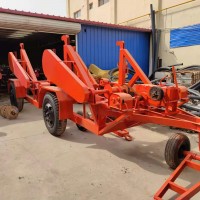 電纜運輸拖車 通訊線路放線車 操作靈活 制動性能好