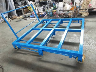 制動(dòng)四輪手推車  地鐵運(yùn)輸軌道車 平板車