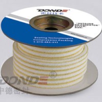 ZD-P1423芳綸包角白四氟盤根