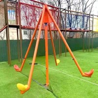 旋轉漂移蹺蹺板兒童戶外玩具網紅兒童親子多人蹺蹺板