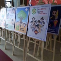 西安廣告kt板噴繪，室內寫真印刷kt板噴畫，立式落地海報架