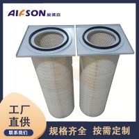 供應方蓋除塵濾筒 覆膜防靜電方卡盤法蘭式除塵濾芯