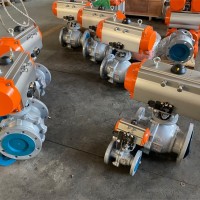 JBN-Q641F氣動軟密封球閥-專業生產非標放料閥