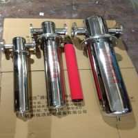 壓縮空氣精密過濾器不銹鋼食品級壓縮氣體油水分離器304316激光機