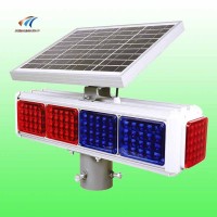 太陽能十燈爆閃燈 四面爆閃警示燈側面1燈交通設施廠家