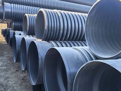 PE大口徑雙壁波紋管市政排水排污管環(huán)剛度高SN4/SN8