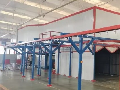 智能溫控烘干涂裝生產線