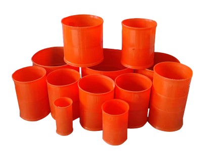加長(zhǎng)橘紅色電力管接頭電纜管接頭MPP電力管直接高壓護(hù)套管外接