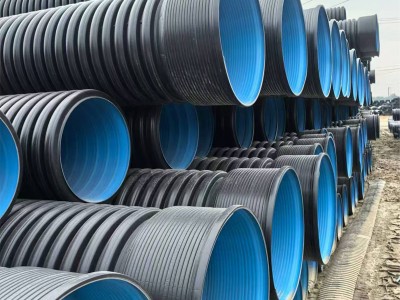 PE雙壁波紋管中空壁螺旋管 市政排水排污管 大口徑建筑工程管
