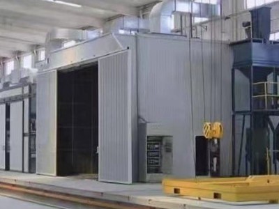 工業打砂房自動回砂噴砂設備制造安裝
