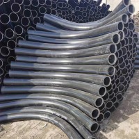 PE電力管大彎頭 免熱熔對接管件 pe大弧彎管 穿線管弧彎