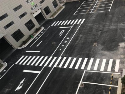 蘇州通安鎮廠區畫人行道線尺寸 蘇州工廠劃線標準