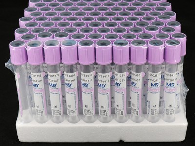 紫色管帽EDTA-K3抗凝PET真空采血管_抽血管_血常規管