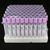 紫色管帽EDTA-K3抗凝PET真空采血管_抽血管_血常規管